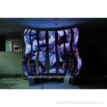 P10 indoor full color SMD Flexible LED screen